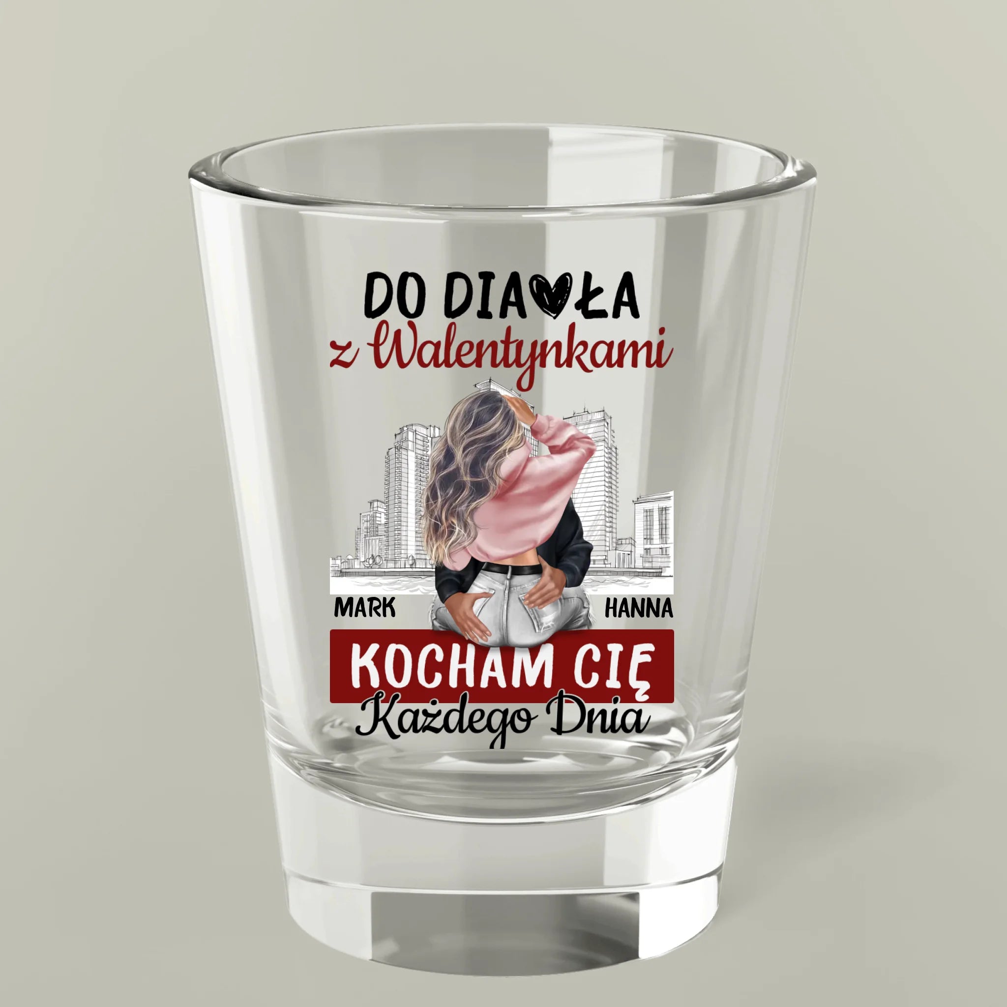 Kieliszek do shotów - Do diabła z Walentynkami.