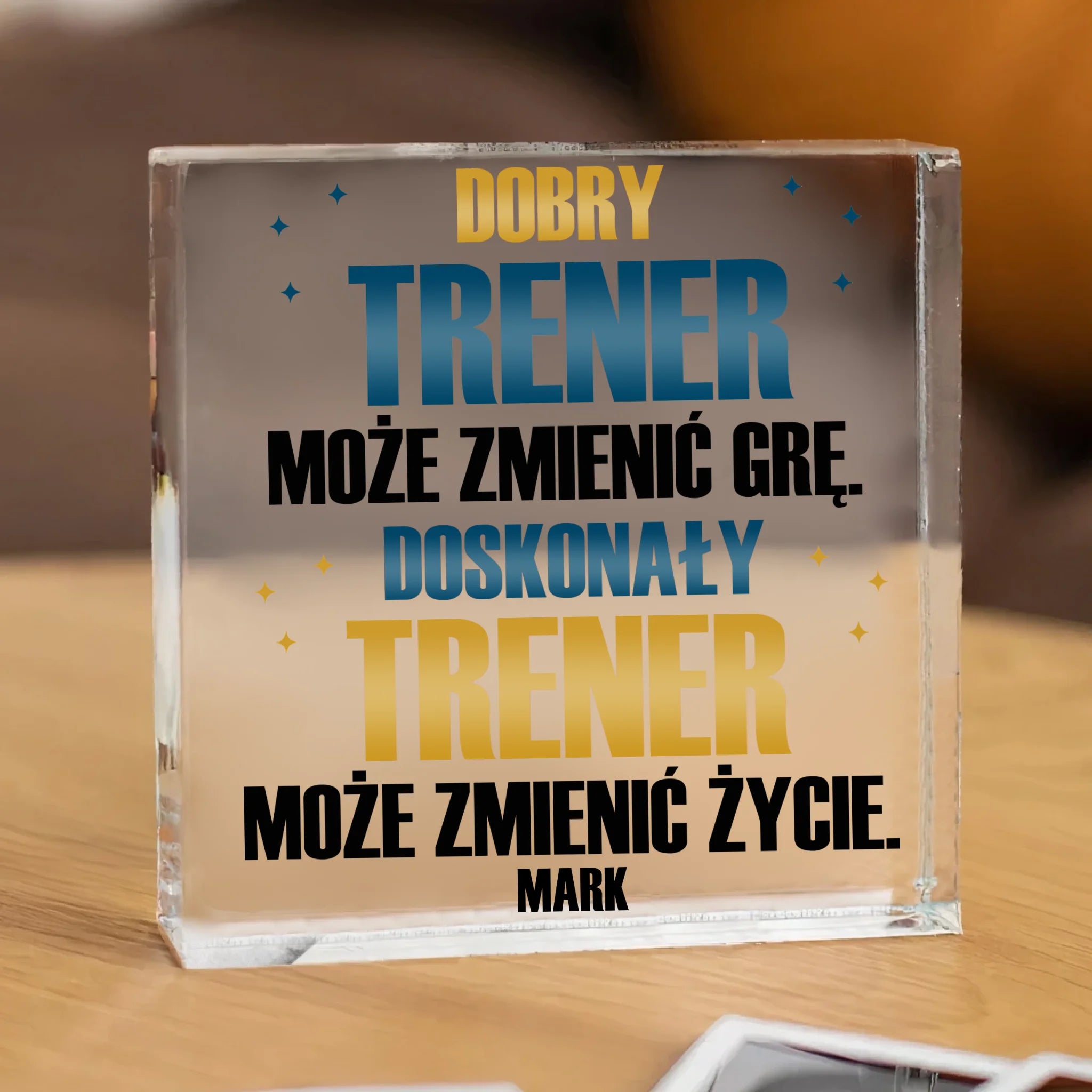 Dobry trener może zmienić grę, doskonały trener może zmienić życie