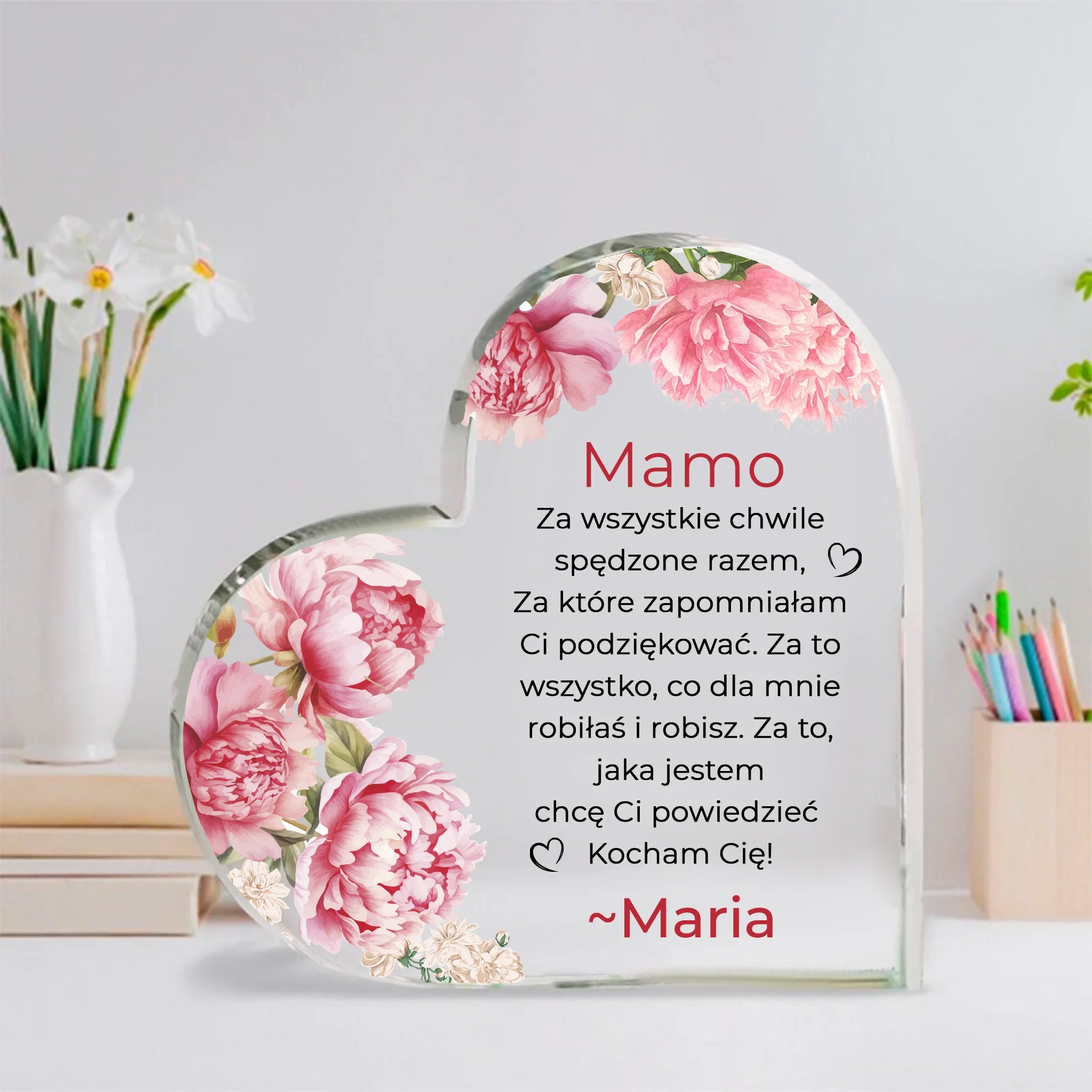 Dla niej - Mamo, za wszystkie chwile spędzone razem, za które zapomniałam Ci podziękować