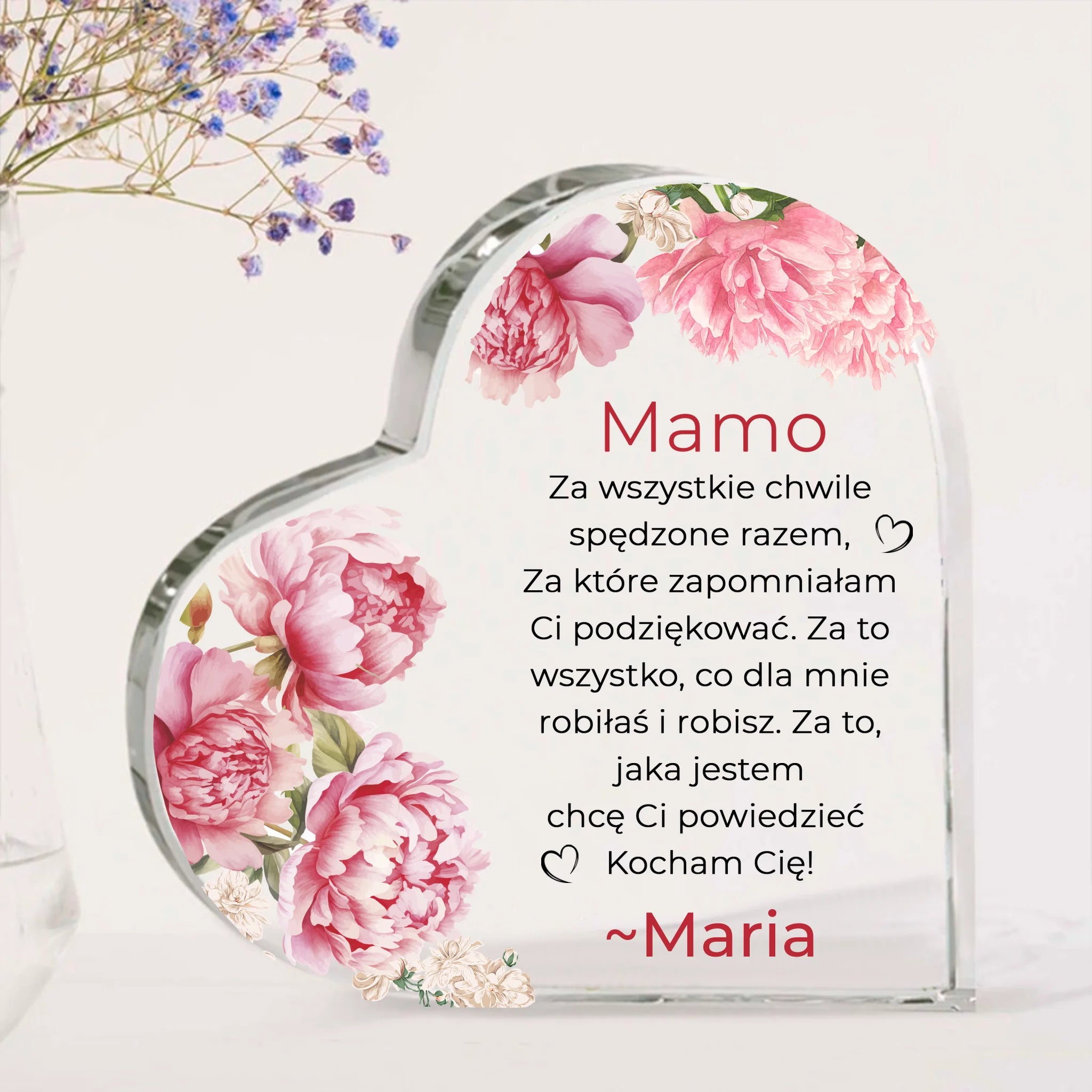 Dla niej - Mamo, za wszystkie chwile spędzone razem, za które zapomniałam Ci podziękować