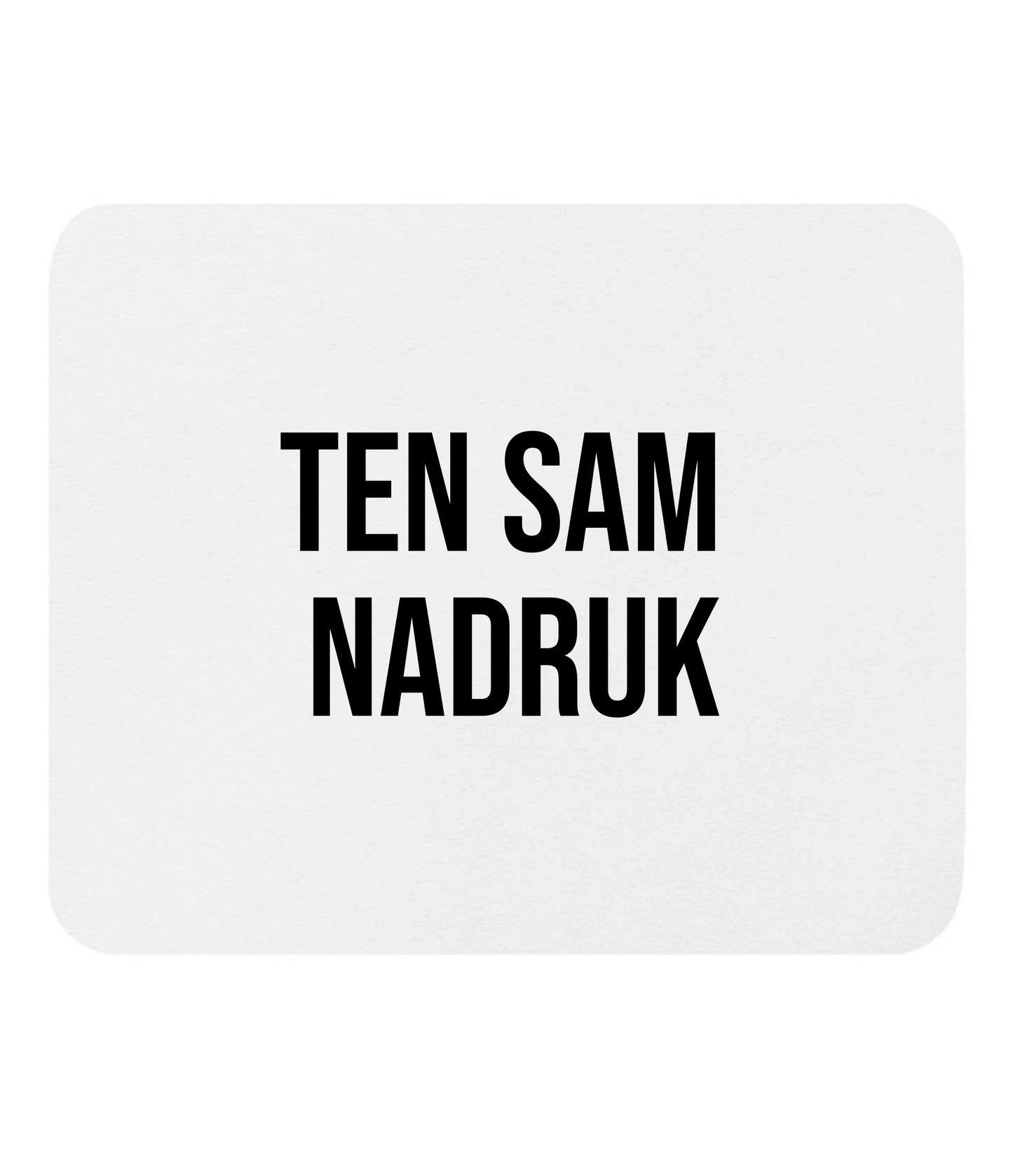 Podkładka pod mysz z takim samym nadrukiem