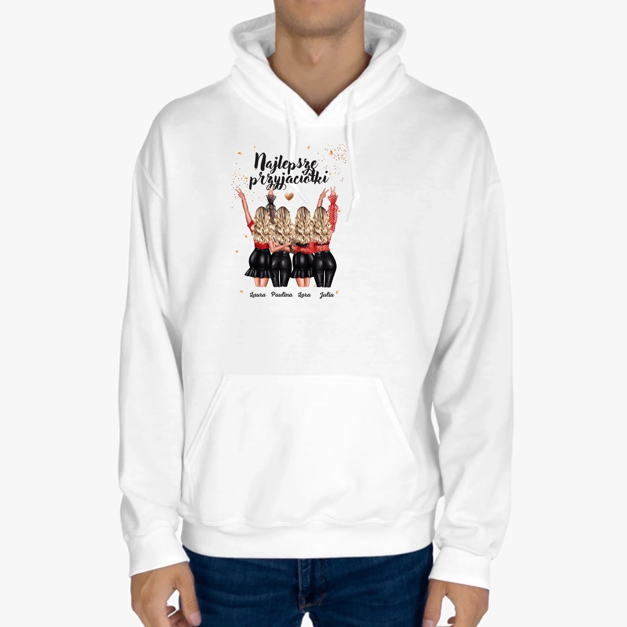 Koszulka z napisem "Najlepsze przyjaciółki"