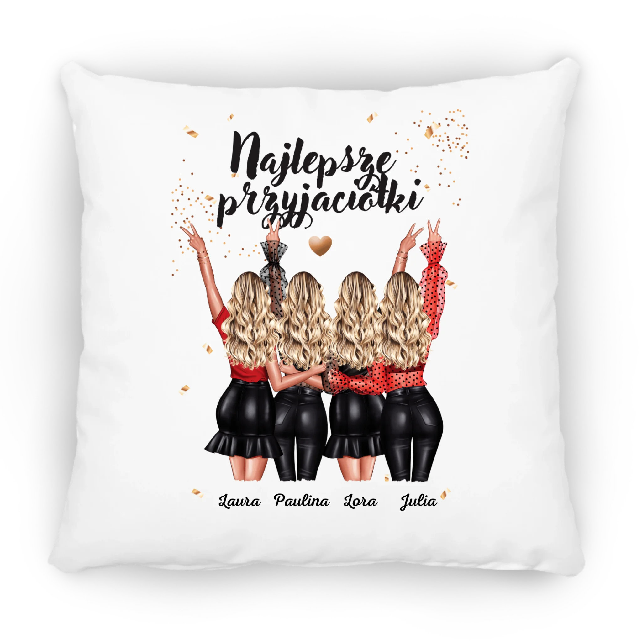 Pocztówka akrylowa z napisem "Najlepsze przyjaciółki"