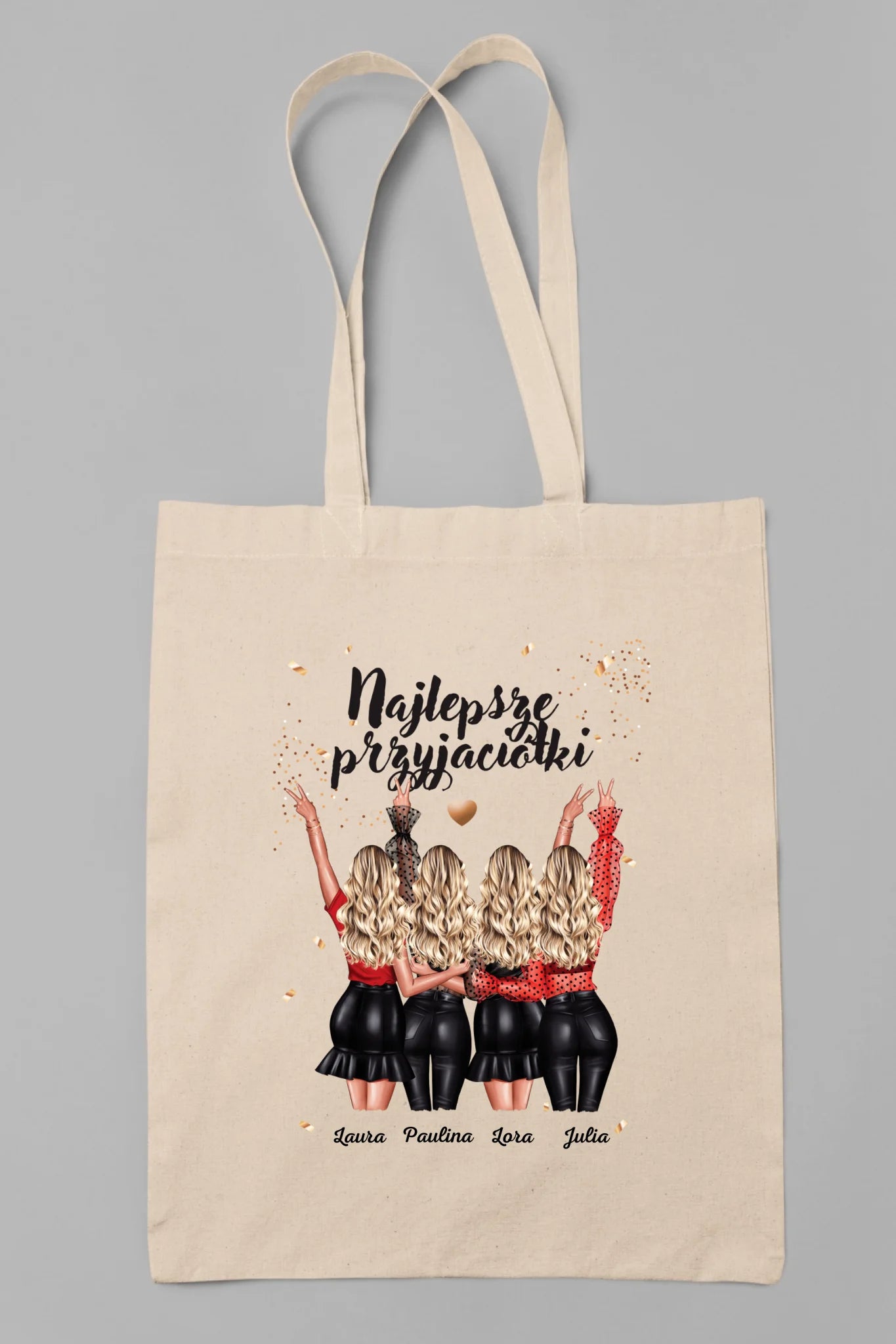 Pocztówka akrylowa z napisem "Najlepsze przyjaciółki"