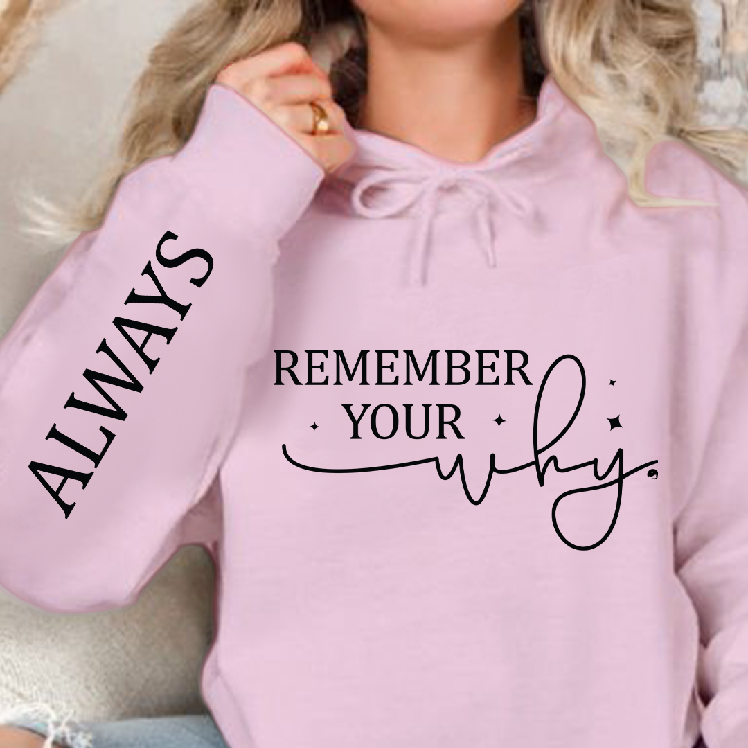 Bluza z kapturem Remember your why