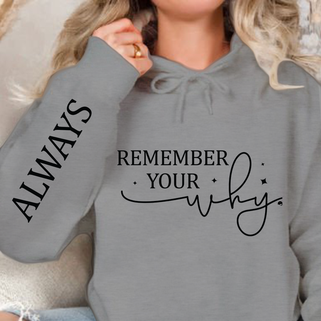 Bluza z kapturem Remember your why