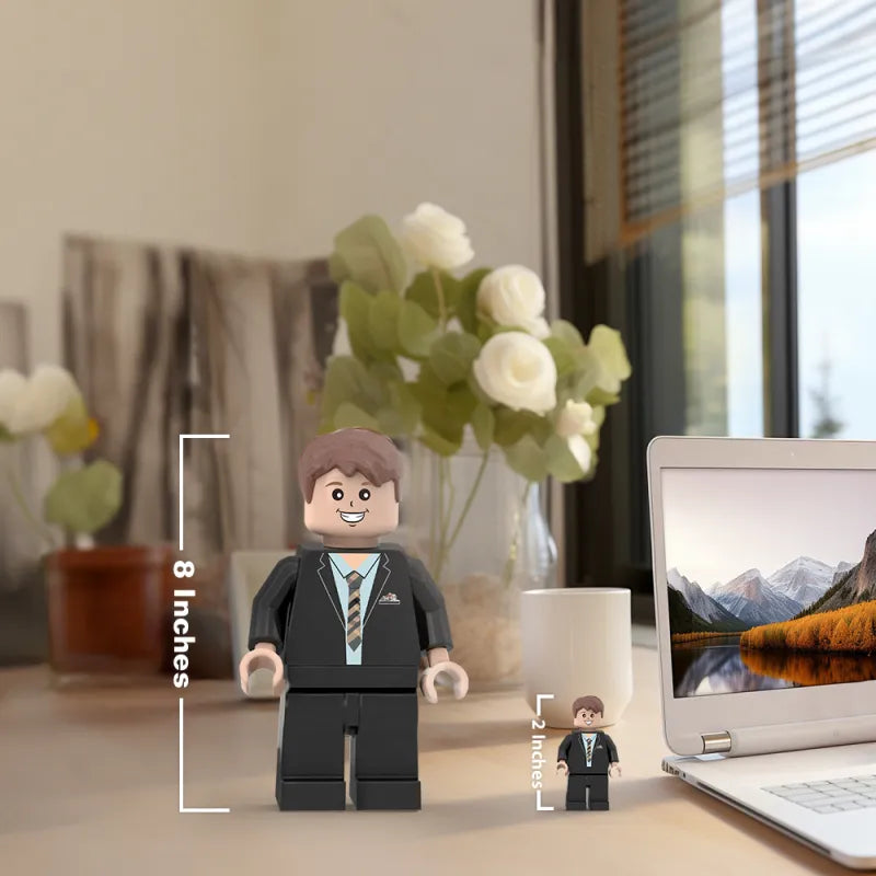 3D Print Custom Giant Minifigs Personalized Photo Giant Minifigs Turn Your Photo into Minifigs