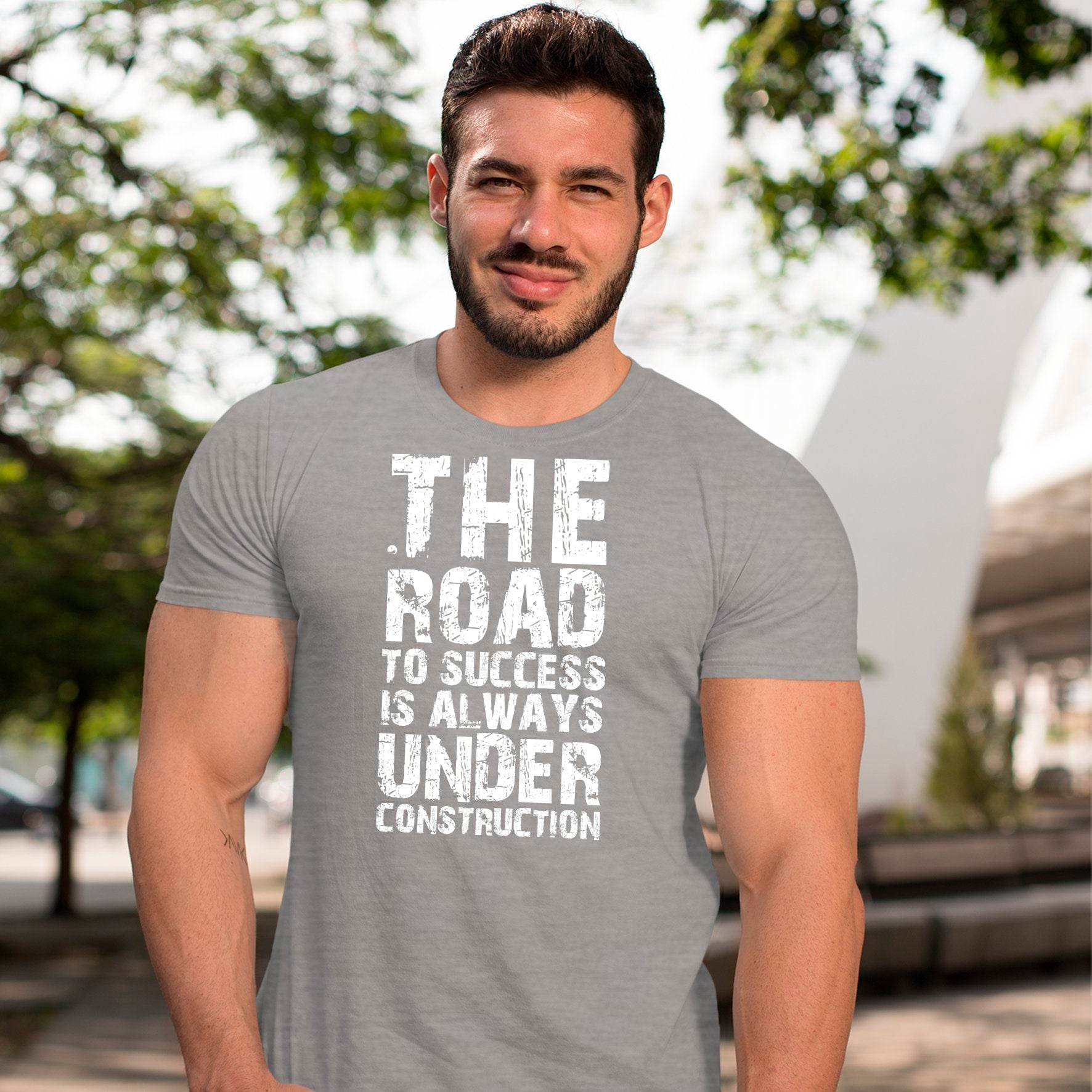 Koszulka The Road To Success Is Always Under Construction