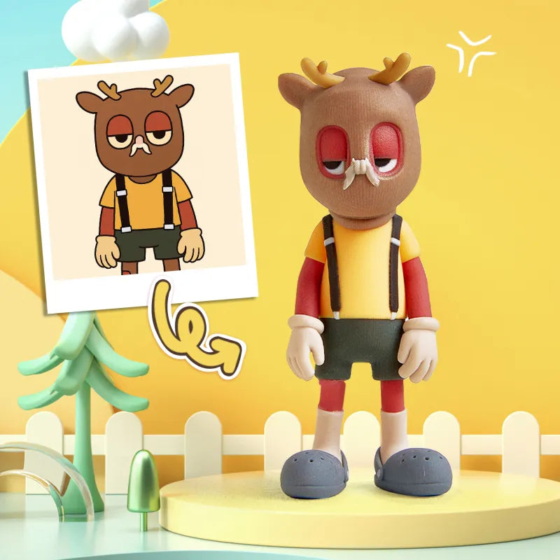 Personalizowana figurka 3D na prezent dla pary, na rocznicę, urodziny