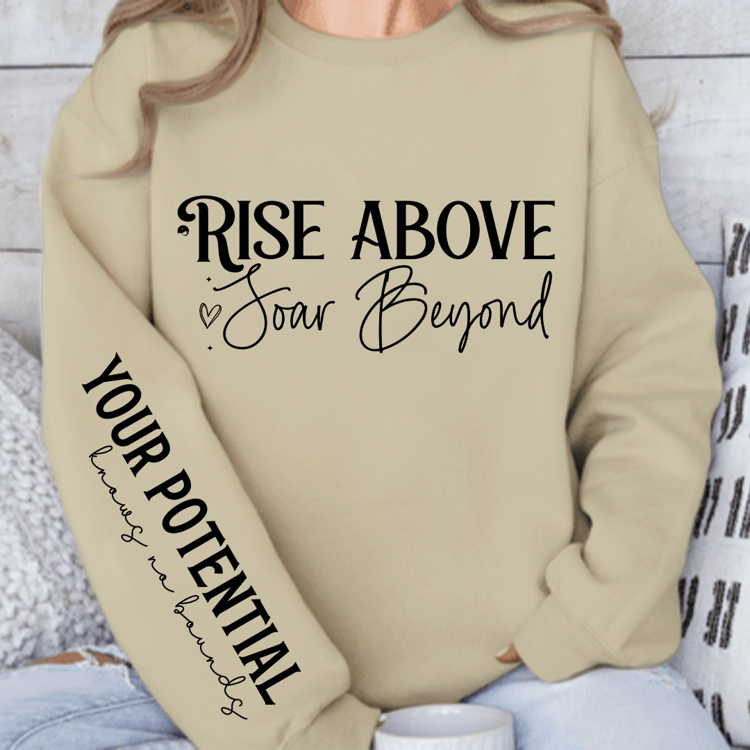Bluza Unisex Rise above soar beyond