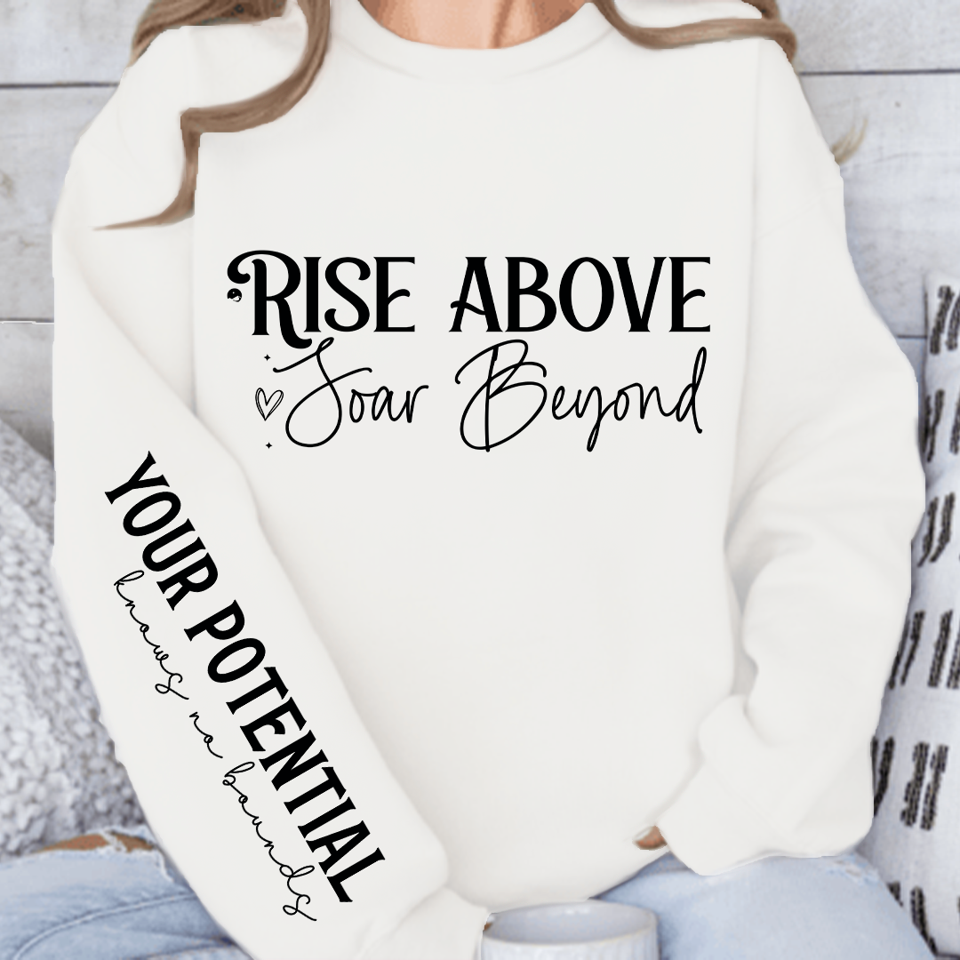 Bluza Oversized Rise above soar beyond