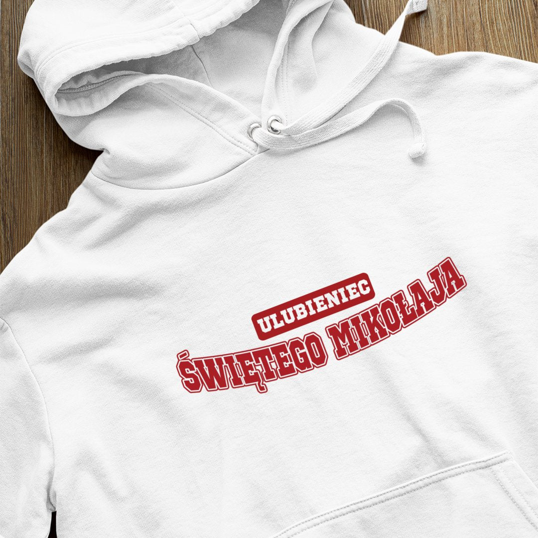 Bluza z kapturem Ulubieniec Świętego Mikołaja