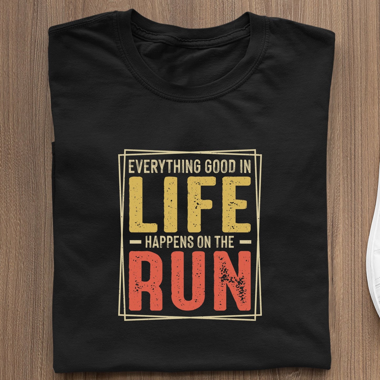 Koszulka Dla Biegacza Śmieszne Everything Good In Life Happens On The Run
