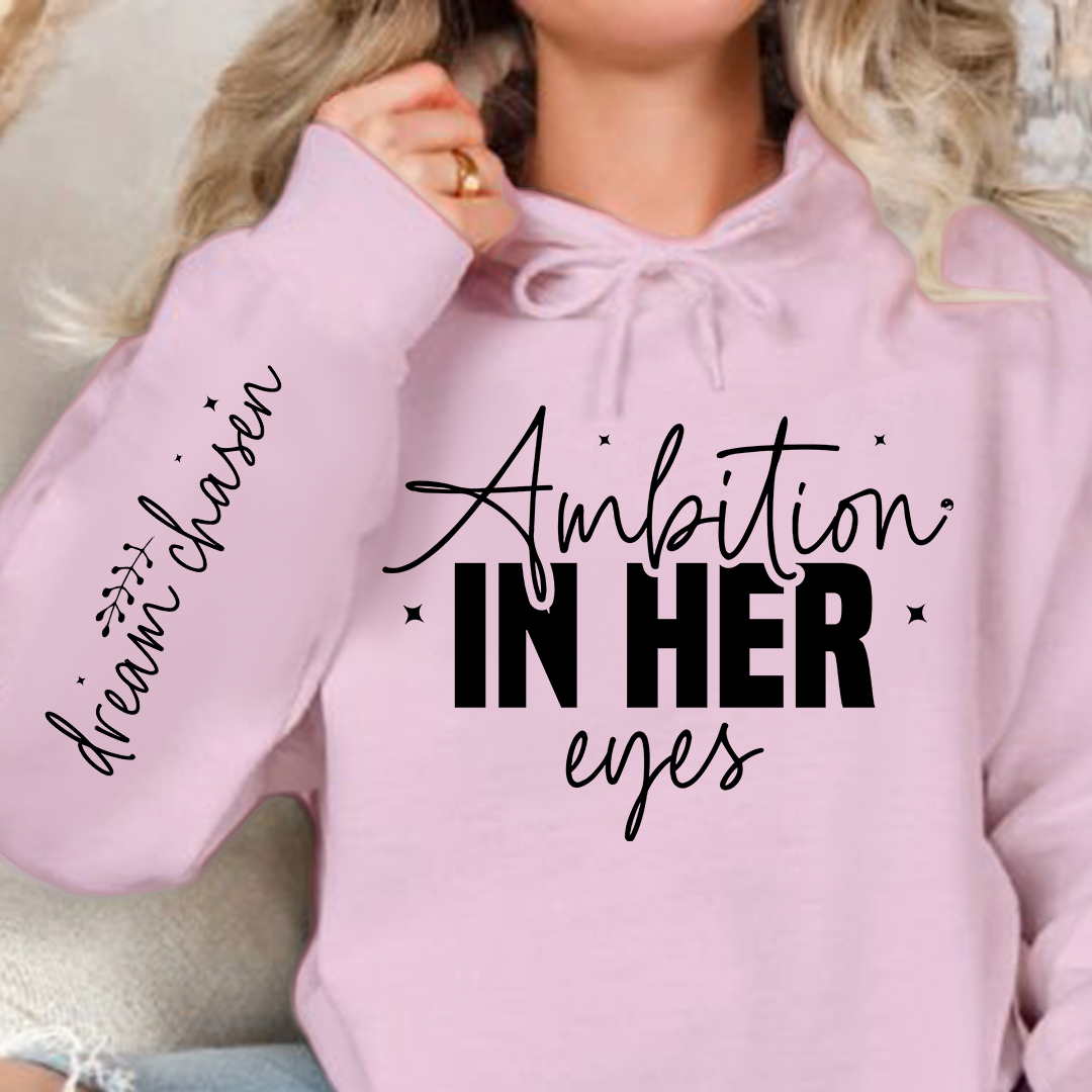 Bluza z kapturem Ambition in her eyes