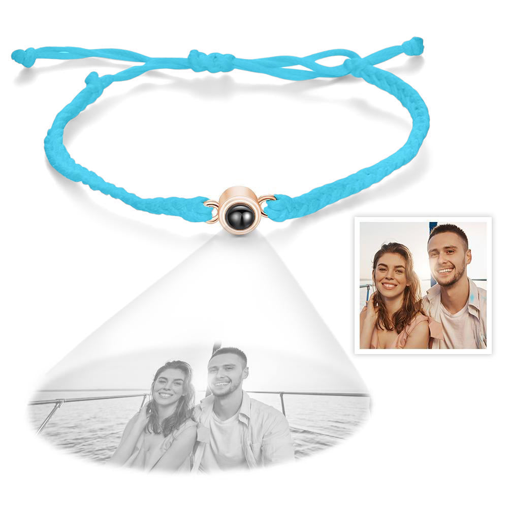 Personalized Projection Braided Bracelet Custom Photo Bracelet