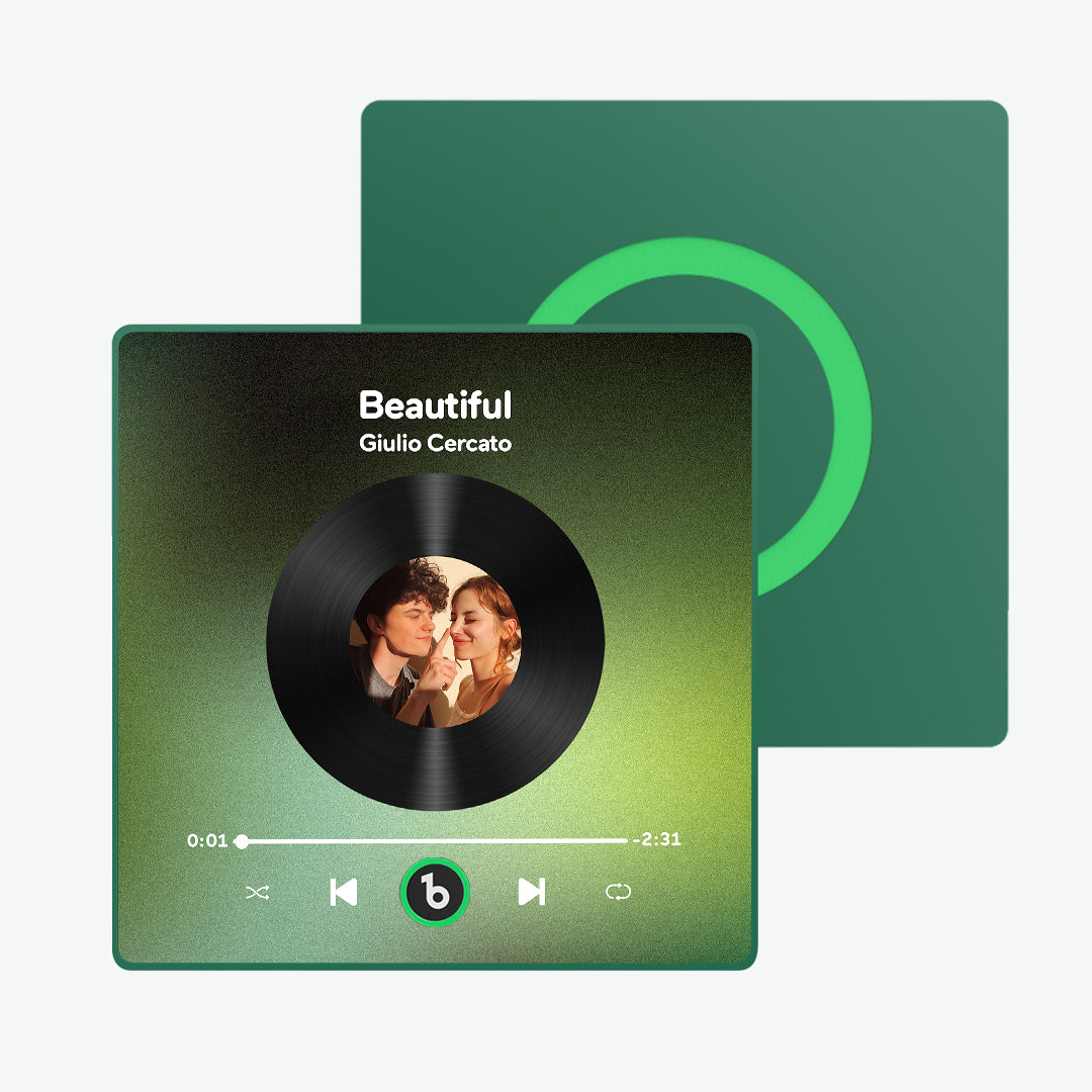 FridgeBeats Framed Custom Music Fridge Magnet Colorful Frame Album Fridge Magnet That Can Be Played Song Special Gift New 4.0 Upgrade