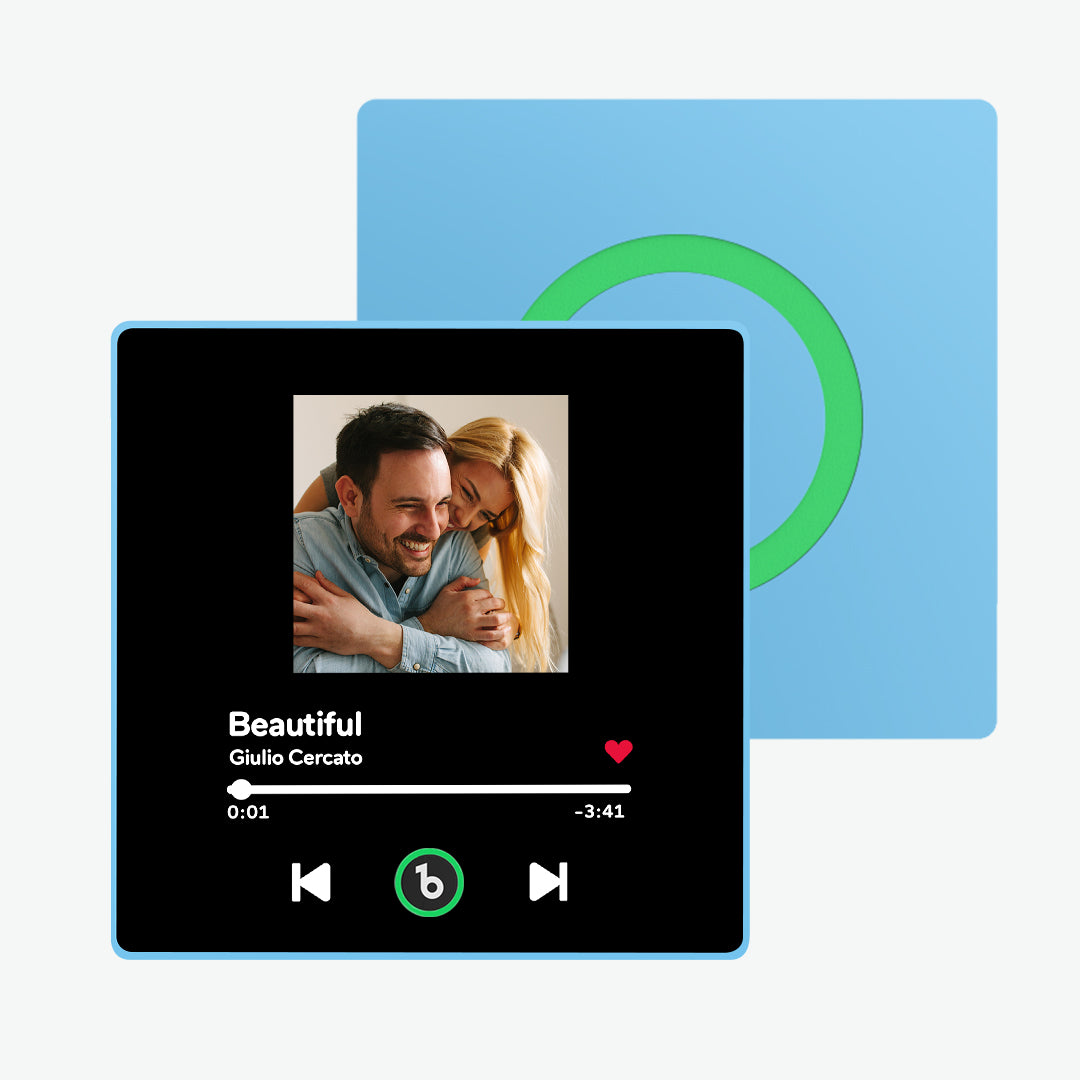 FridgeBeats Framed Custom Music Fridge Magnet New 4.0 Upgrade Colorful Frame Album Fridge Magnet That Can Be Played Song Anniversary Gift