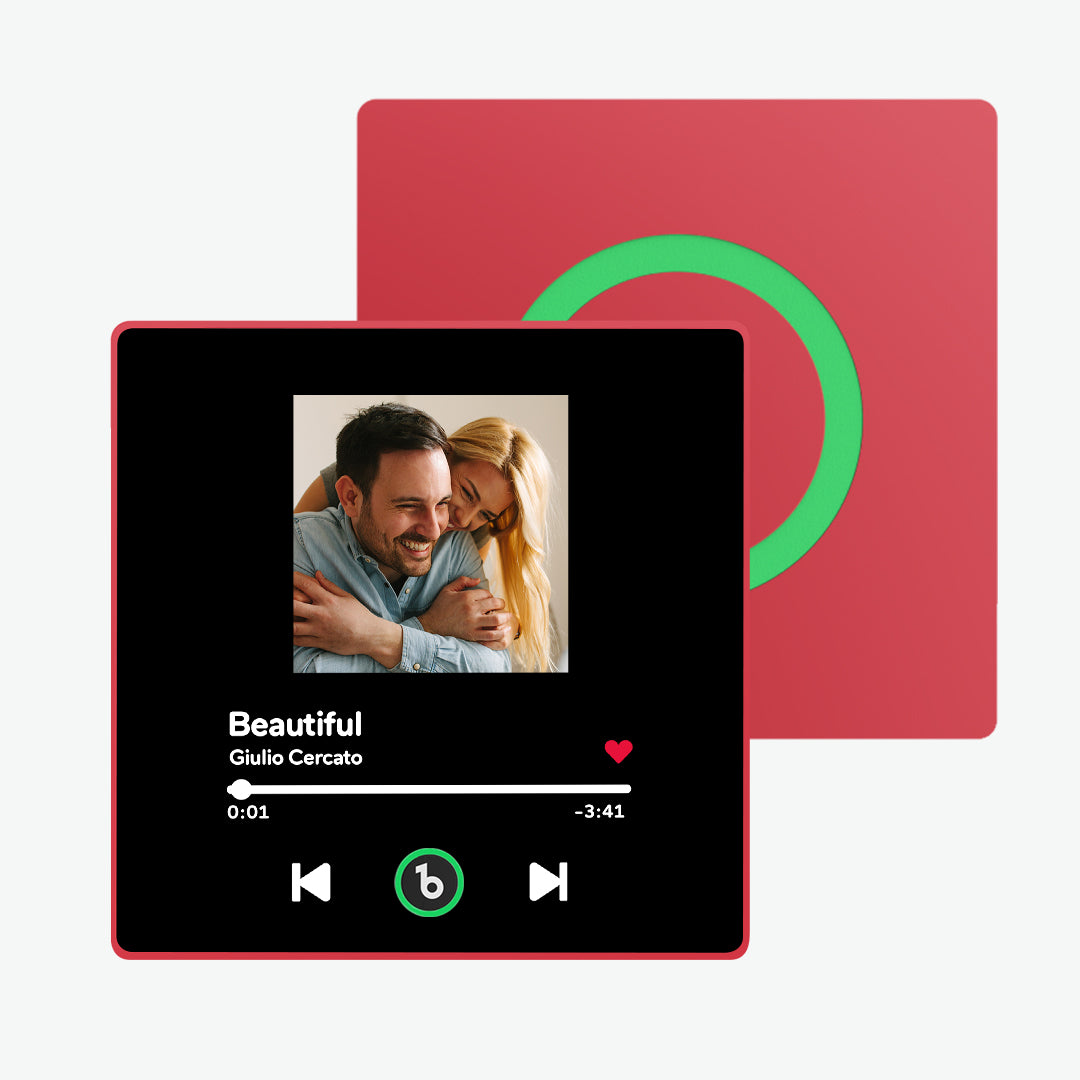 FridgeBeats Framed Custom Music Fridge Magnet New 4.0 Upgrade Colorful Frame Album Fridge Magnet That Can Be Played Song Anniversary Gift