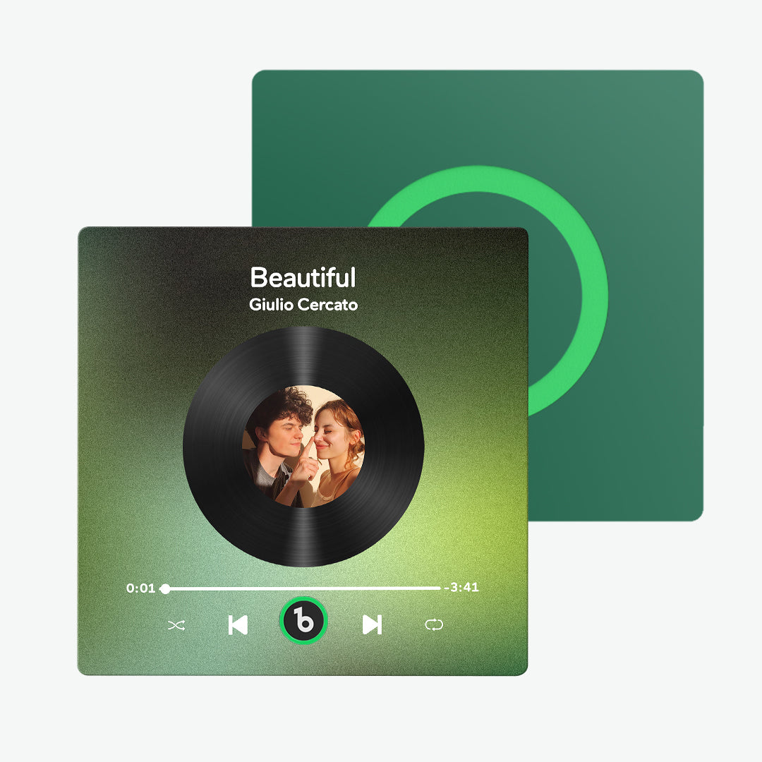 FridgeBeats Frameless Custom Music Fridge Magnet Colorful Album Fridge Magnet That Can Be Played Song Special Gift New 4.0 Upgrade