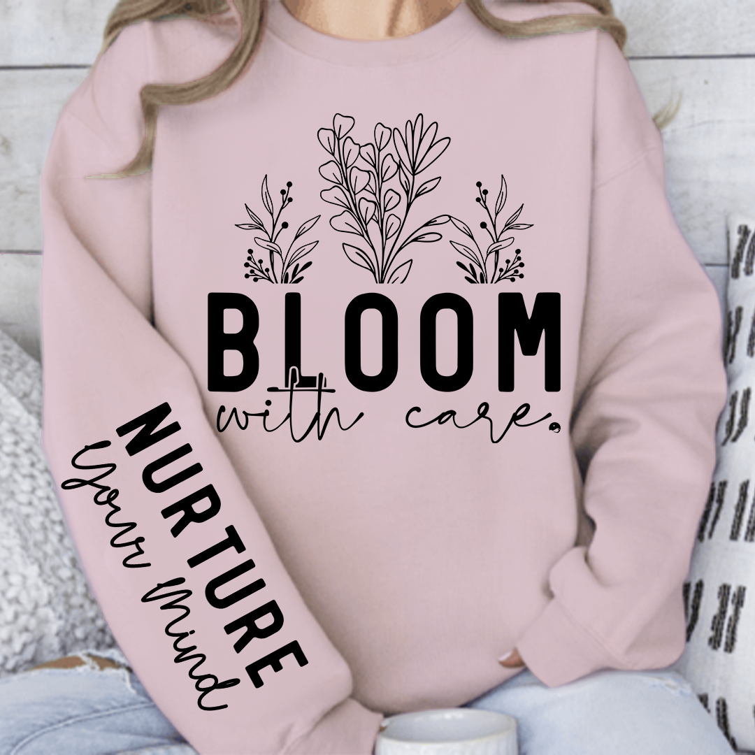 Bluza Unisex Bloom With Care
