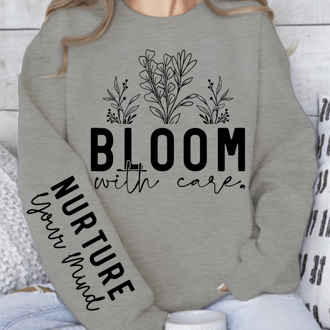 Bluza Unisex Bloom With Care