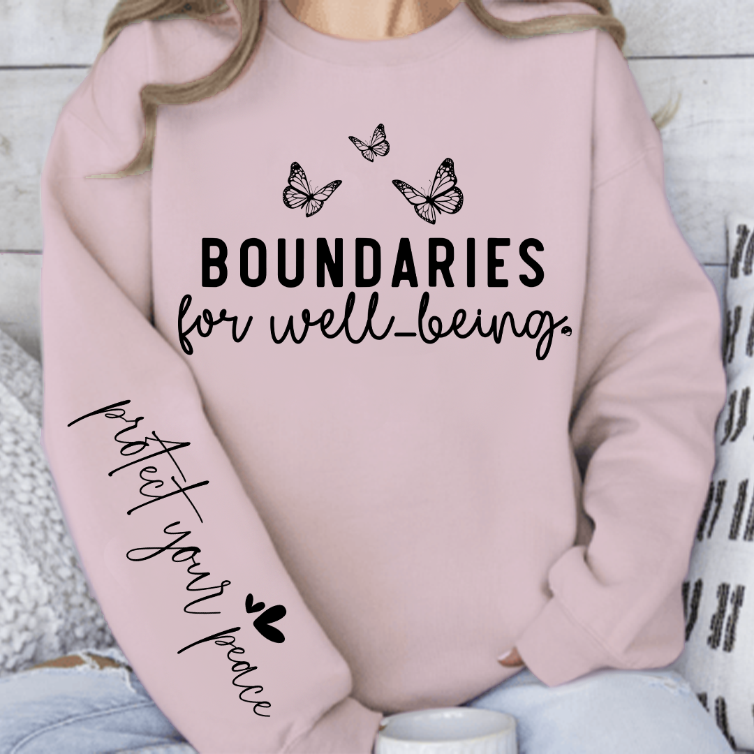 Bluza Unisex Boundaries For Well-being