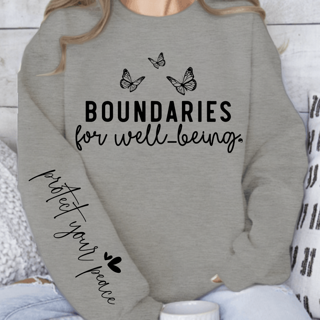 Bluza Unisex Boundaries For Well-being