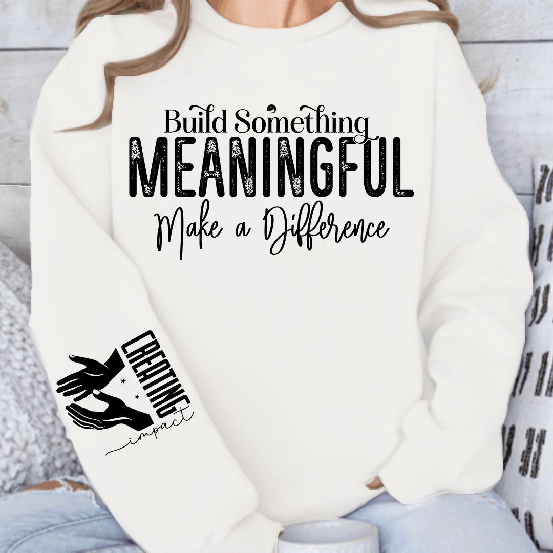 Bluza Oversized Build Something Meaningful