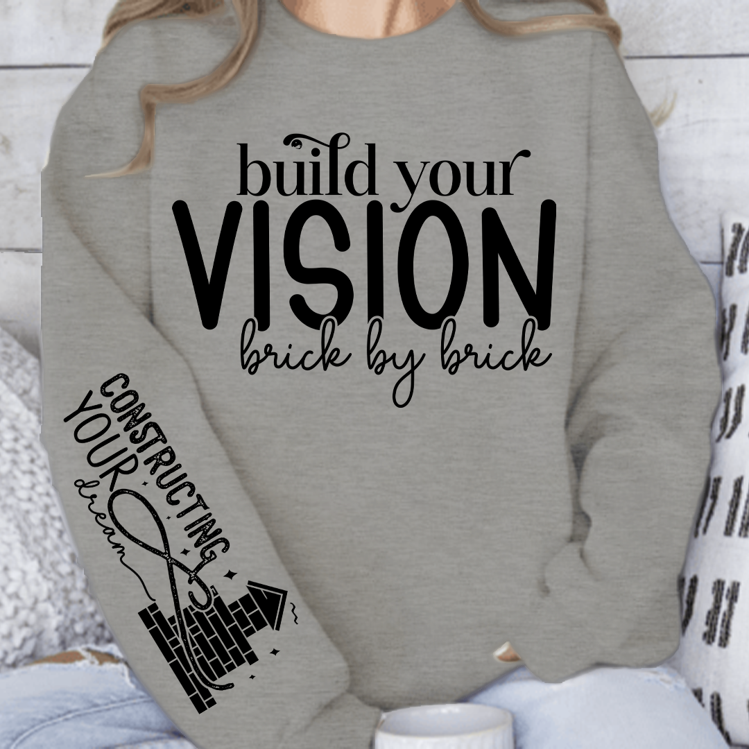 Bluza Unisex Build Your Vision Brick by Brick