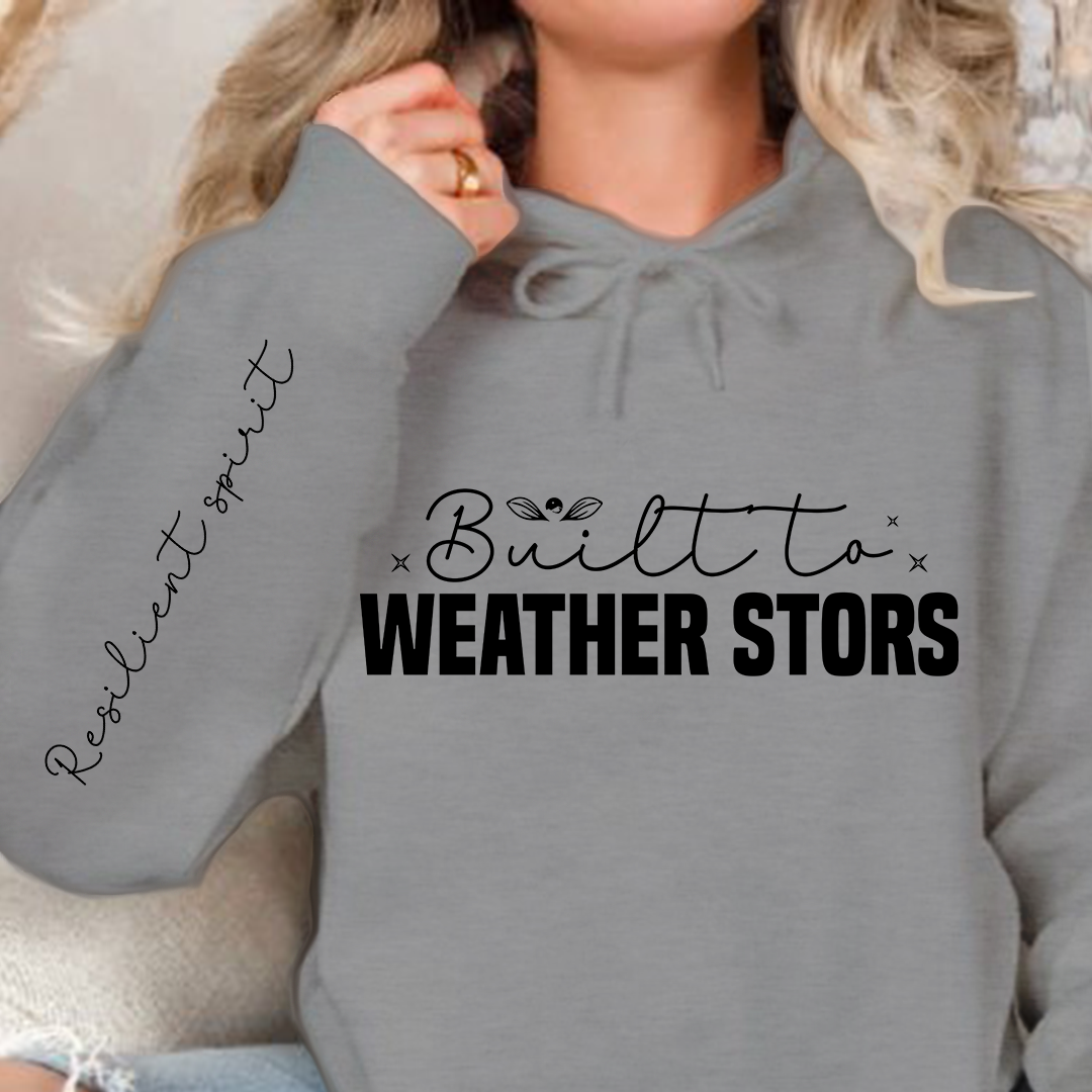 Bluza z kapturem Built to weather stors