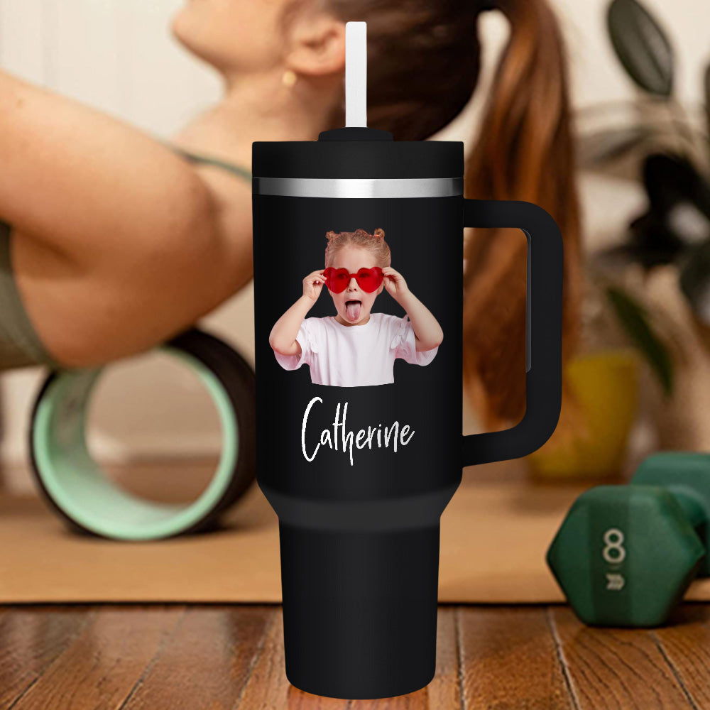 Kubek Termiczny Prezent dla Babci na Dzień Babci z Personalizowanym Napisem