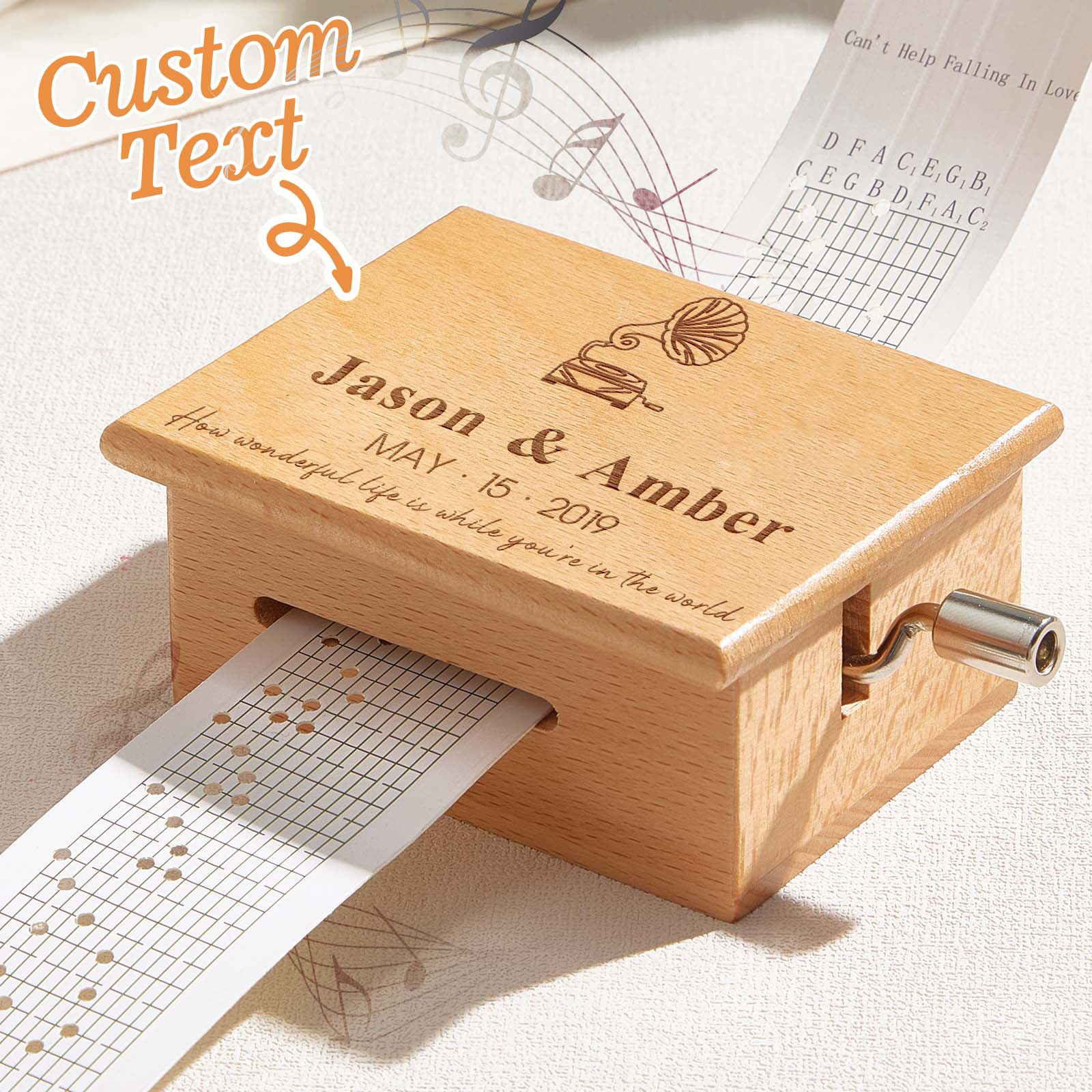 Pudełko muzyczne na Dzień Babci i Dziadka - prezent dla dziadków