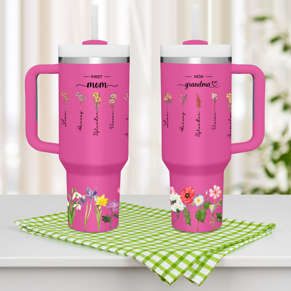 Kubek termiczny na Dzień Babci - prezent dla babci z imieniem 40oz