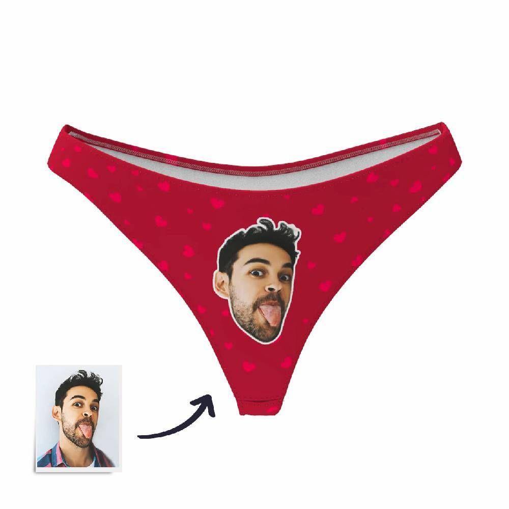 Personalizowane majtki z zdjęciem dla ukochanej na rocznicę lub walentynki