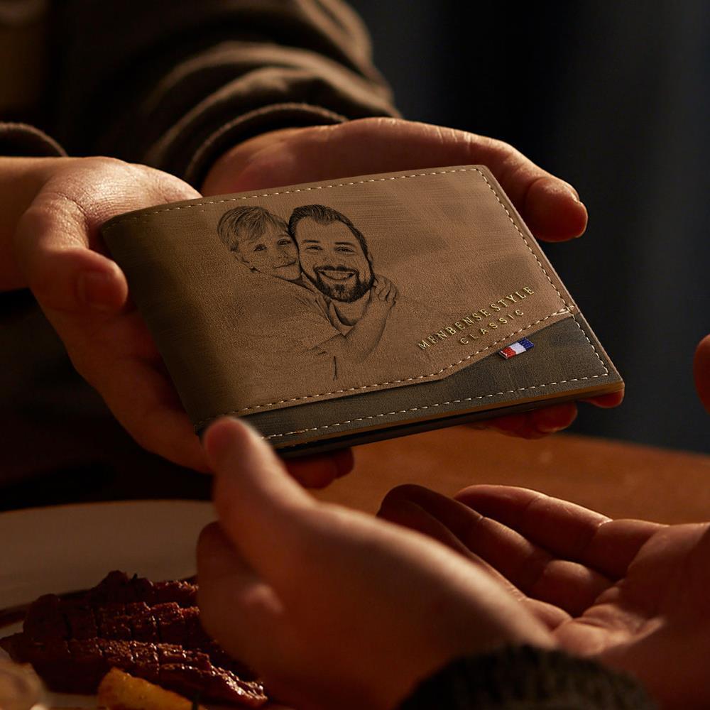 Portfel skórzany z grawerem na Dzień Dziadka - prezent dla dziadka