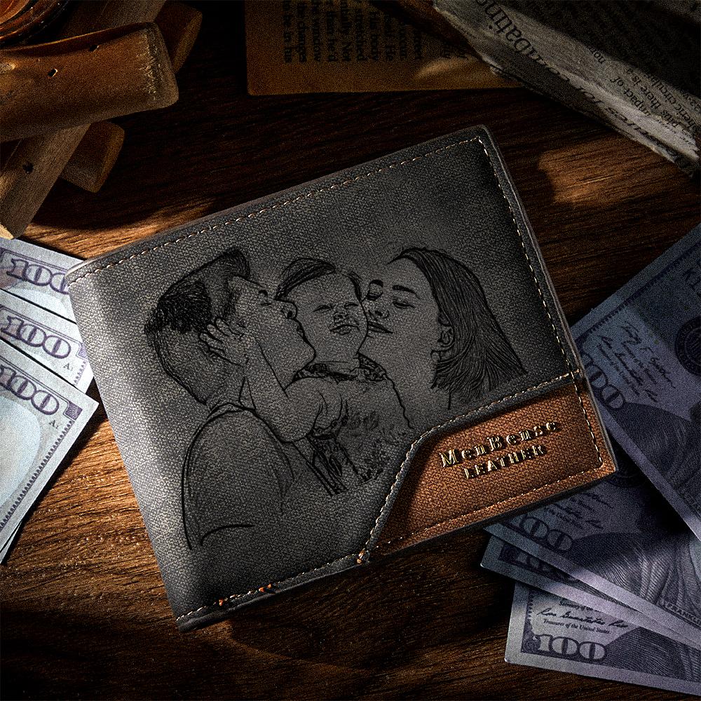 Portfel na Dzień Dziadka - prezent dla dziadka z personalizowanym zdjęciem