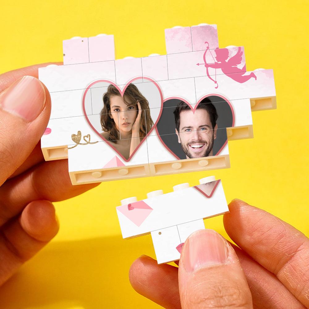 Personalizowana figurka serce z zdjęciem dla zakochanych na rocznicę