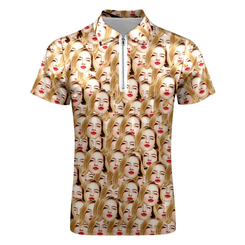 Personalizowana koszulka polo męska z własnym nadrukiem na prezent dla niego