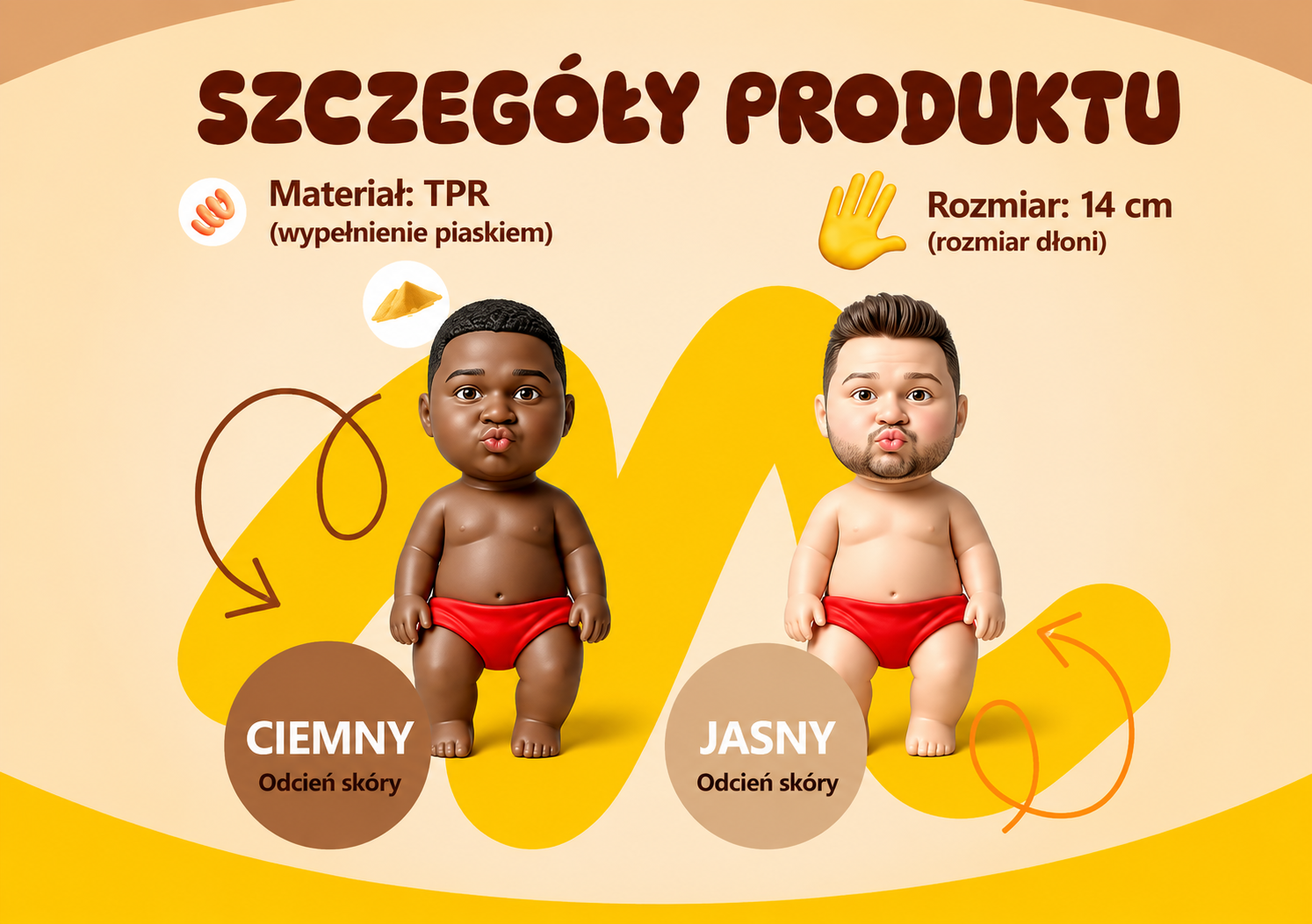 Mini Laleczka z Twoją Twarzą – Śmieszny Personalizowany Prezent