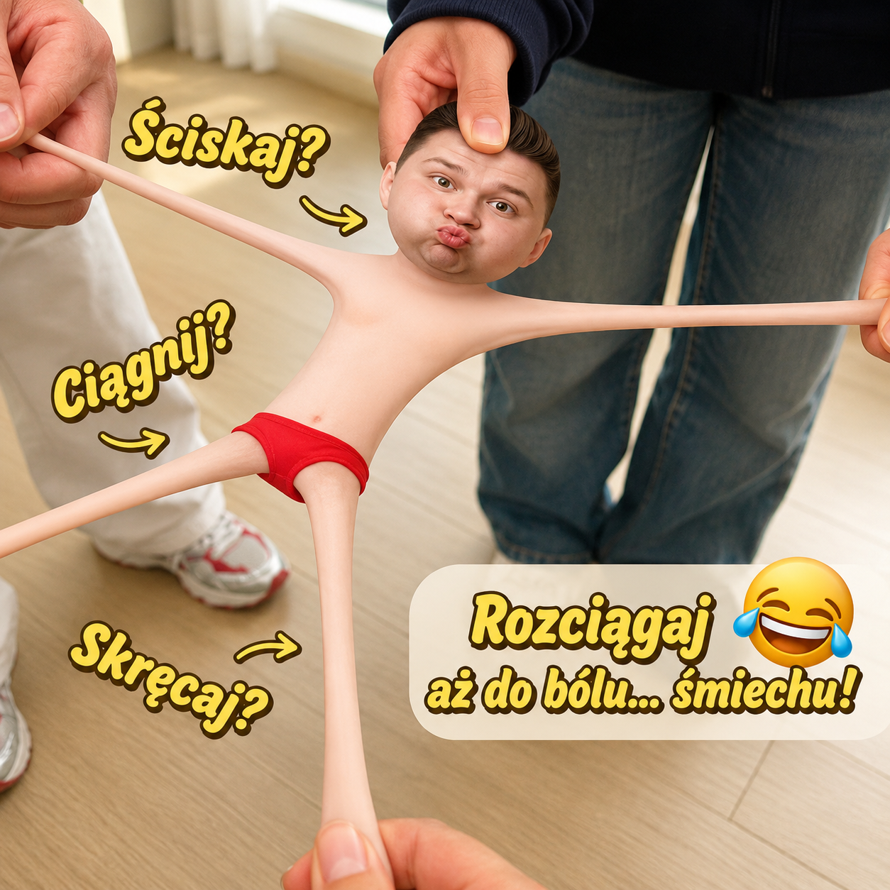 Mini Laleczka z Twoją Twarzą – Śmieszny Personalizowany Prezent
