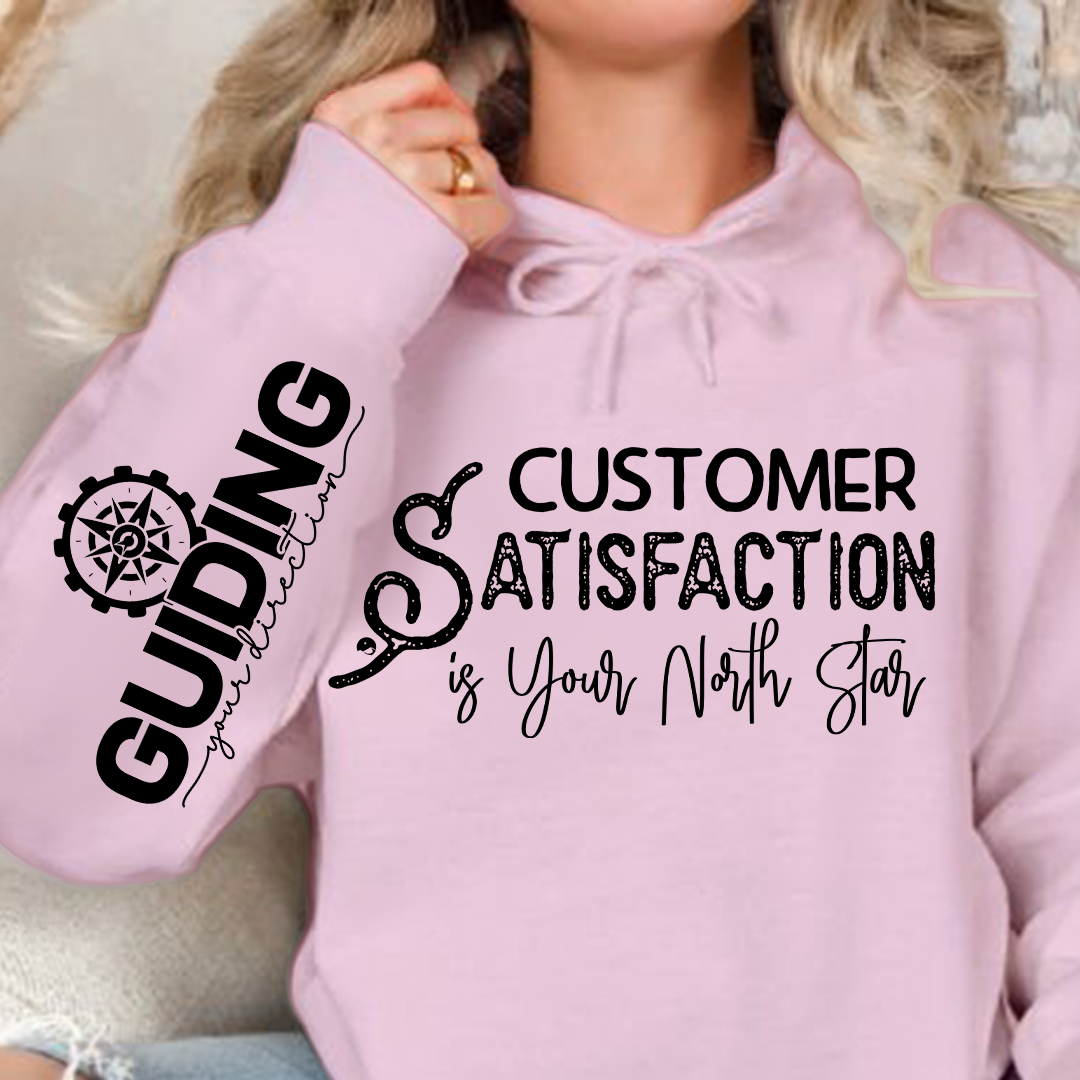 Bluza z kapturem Customer Satisfaction is Your North Star