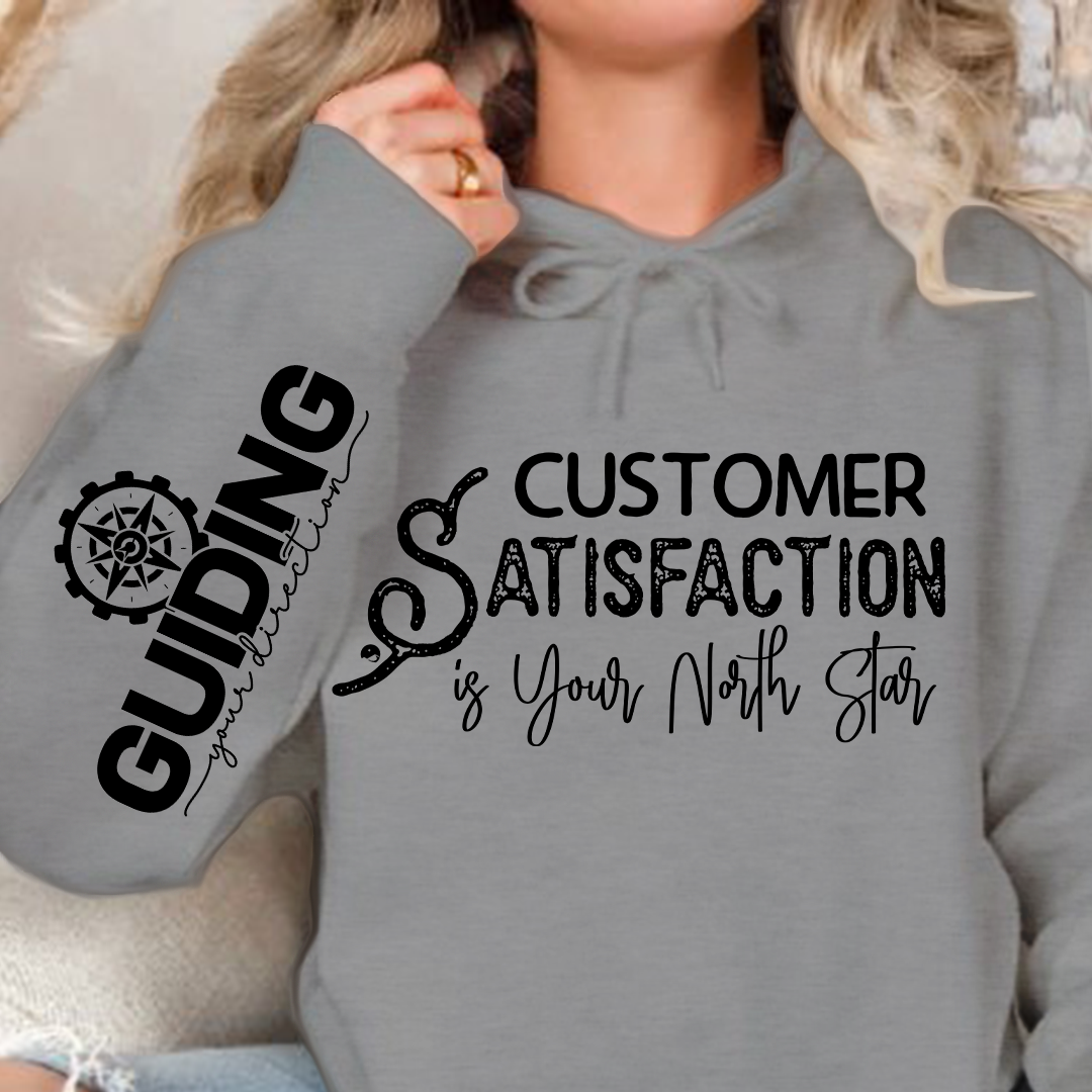 Bluza z kapturem Customer Satisfaction is Your North Star