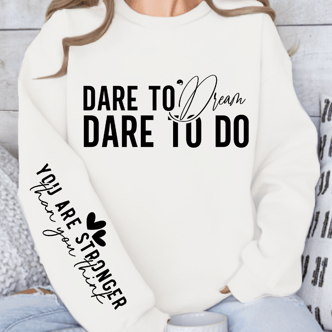 Bluzy Damskie Dare to dream dare to do