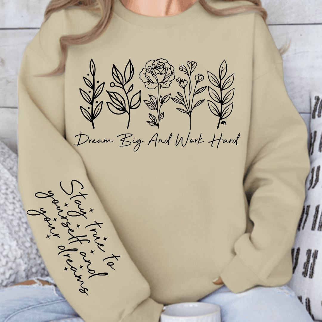 Bluza Unisex Dream big and work hard