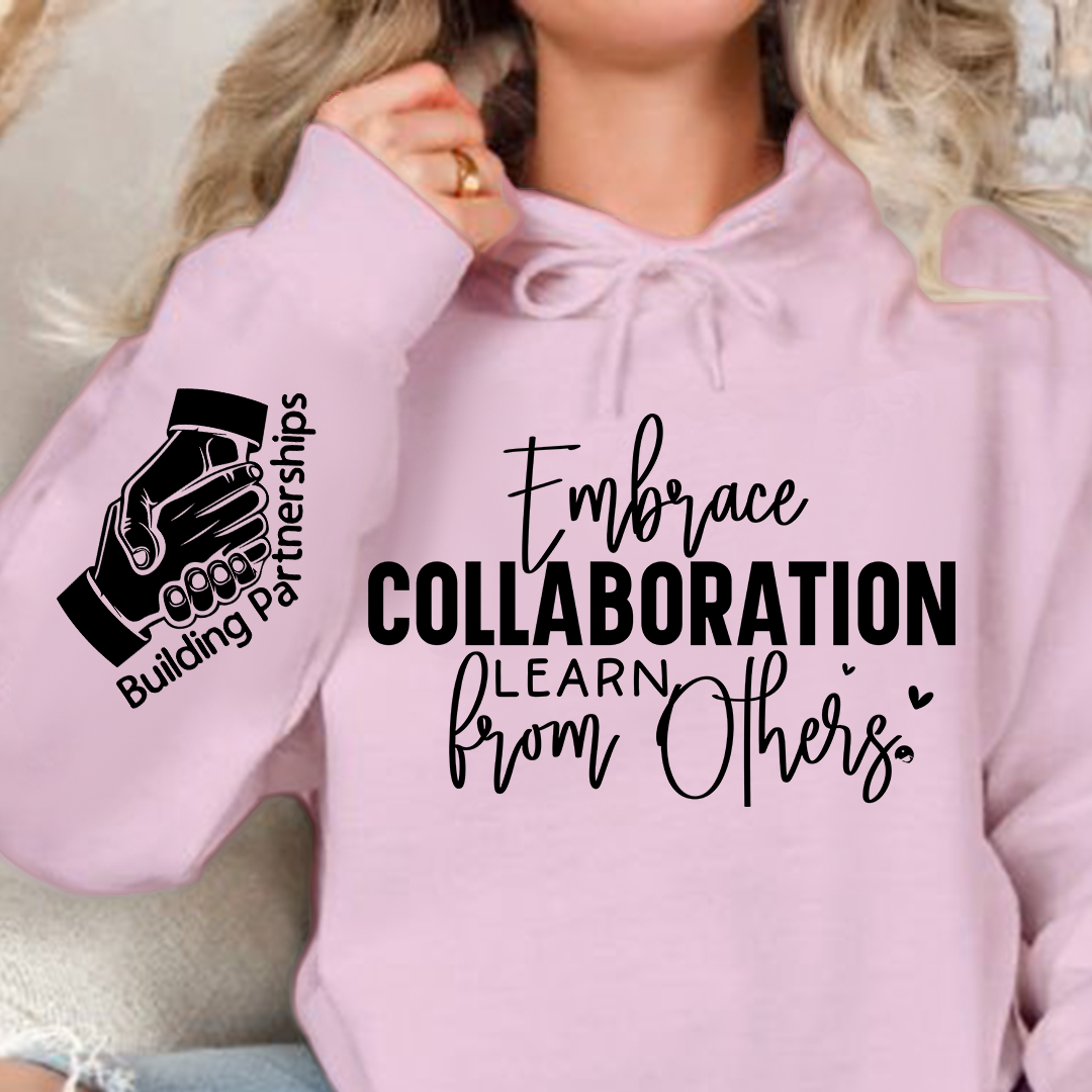 Bluza z kapturem Embrace Collaboration Learn from Others