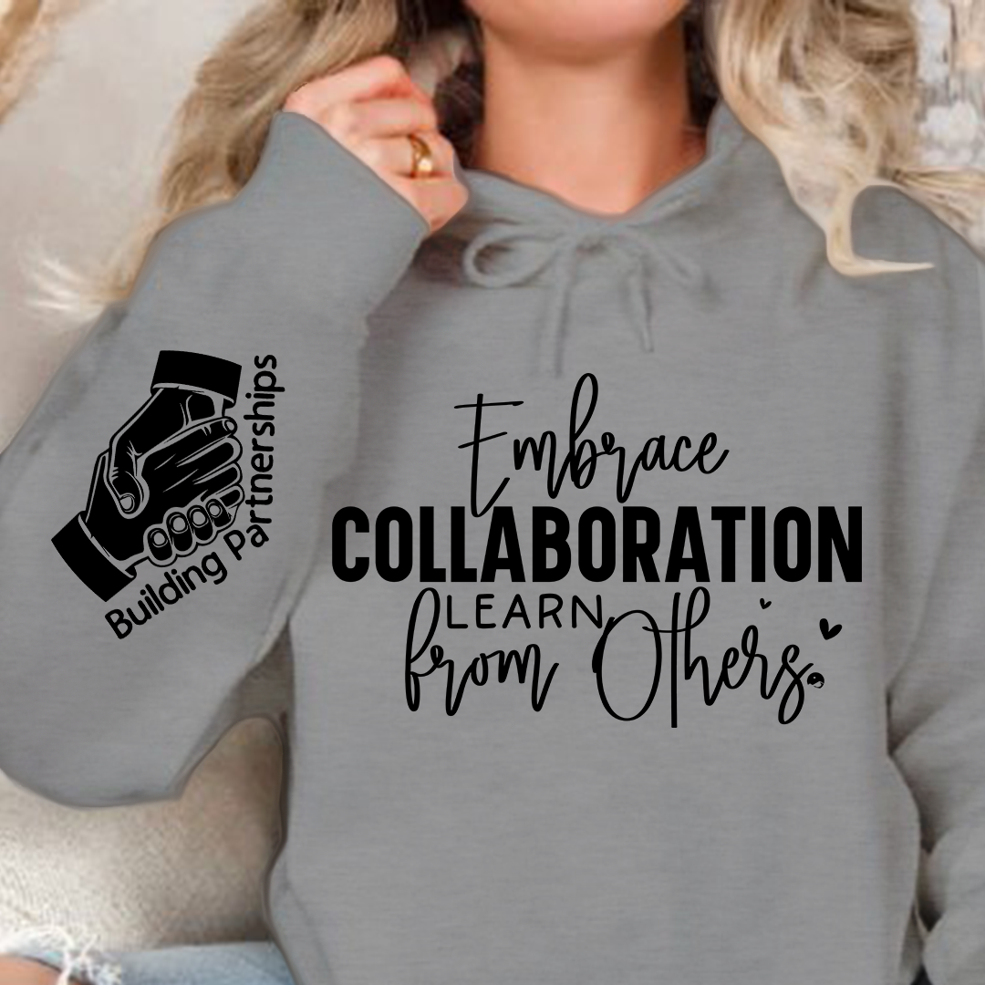 Bluza z kapturem Embrace Collaboration Learn from Others