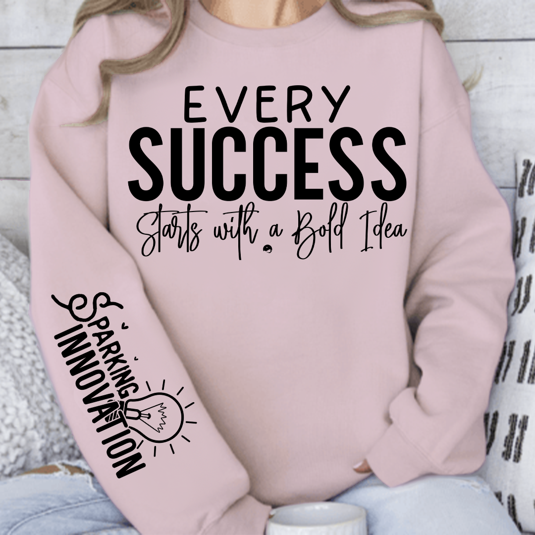 Bluza Unisex Every Success Starts with a Bold Idea