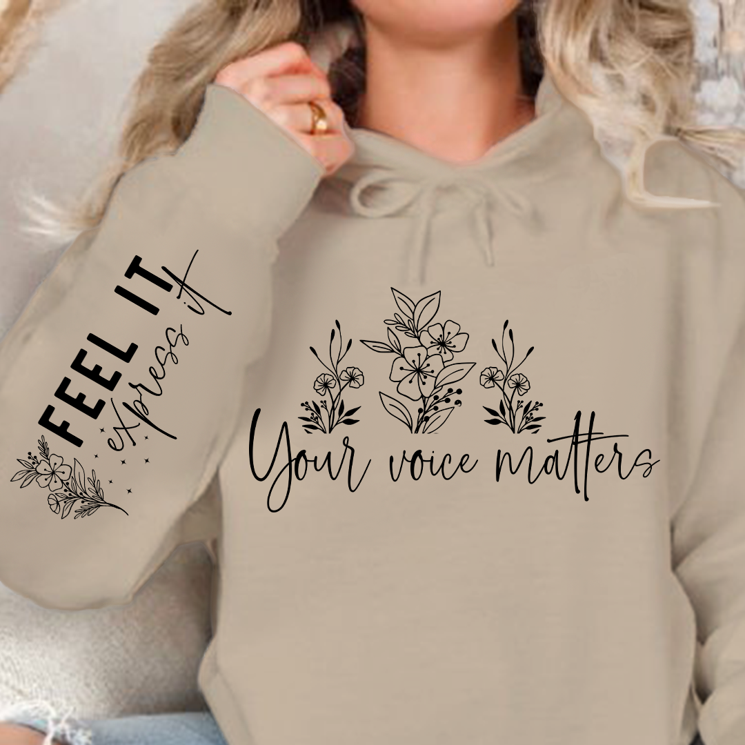 Bluza z kapturem Feel It Express It