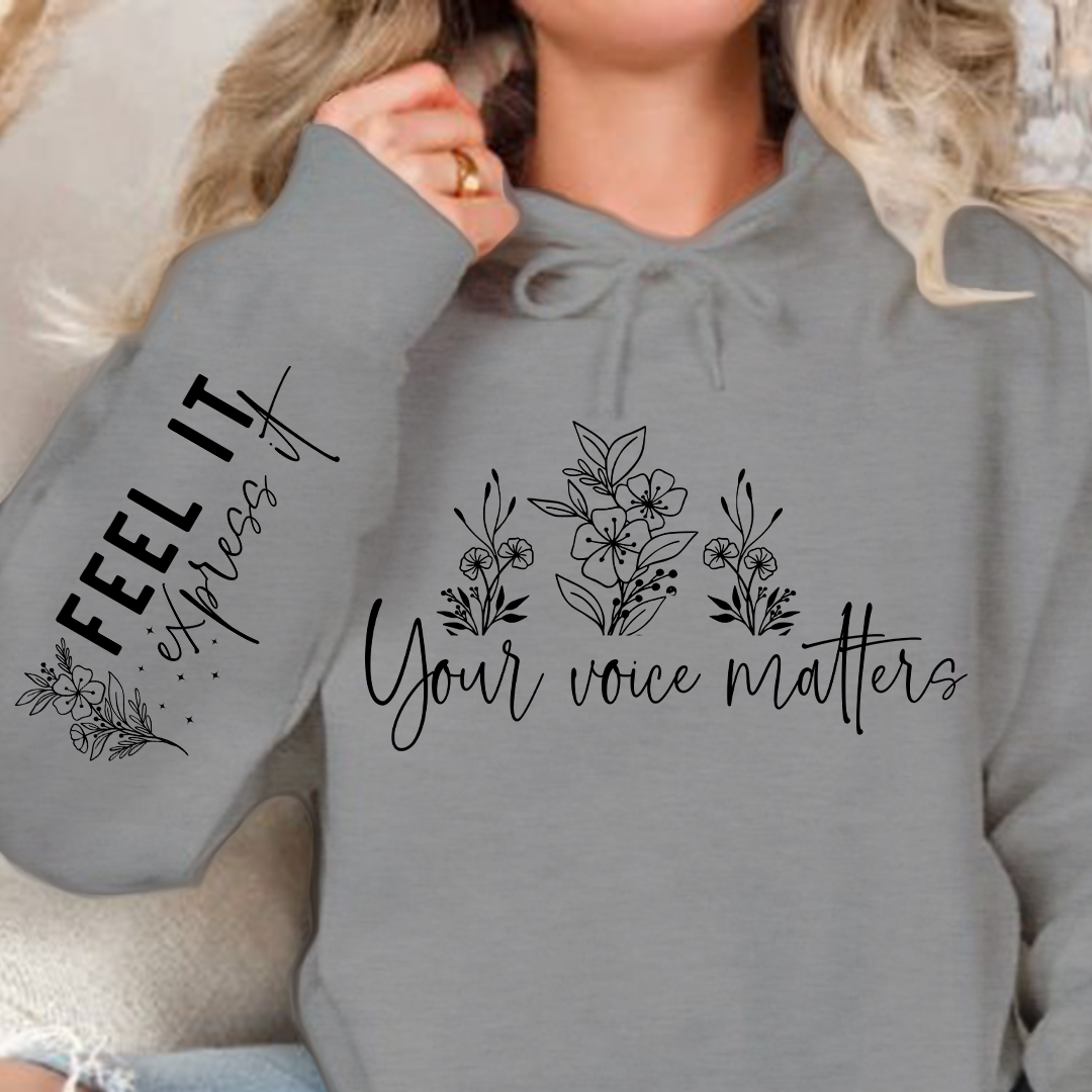 Bluza z kapturem Feel It Express It