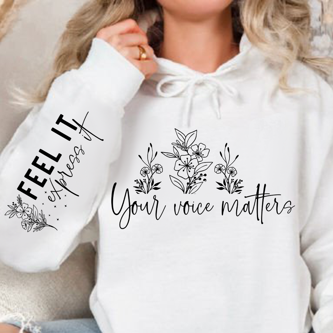 Bluza z kapturem Feel It Express It